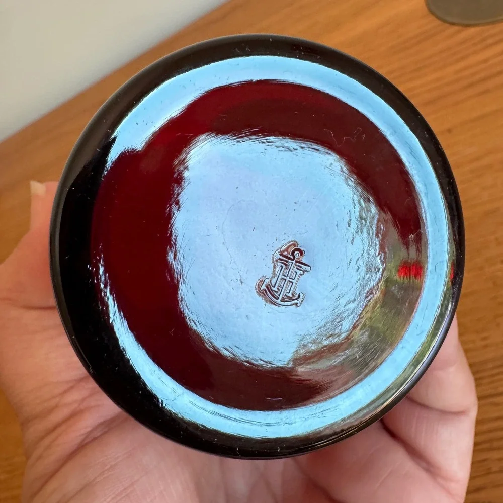 Vintage Anchor‎ Hocking Royal Ruby Red Glass Tumbler Drinking Juice Glass
